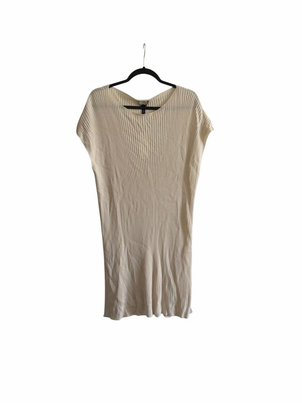 NWT $248 Eileen Fisher Betau Bone Sleek Tencel Rib Tunic XL